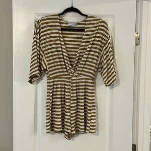 Urban Outfitters striped romper